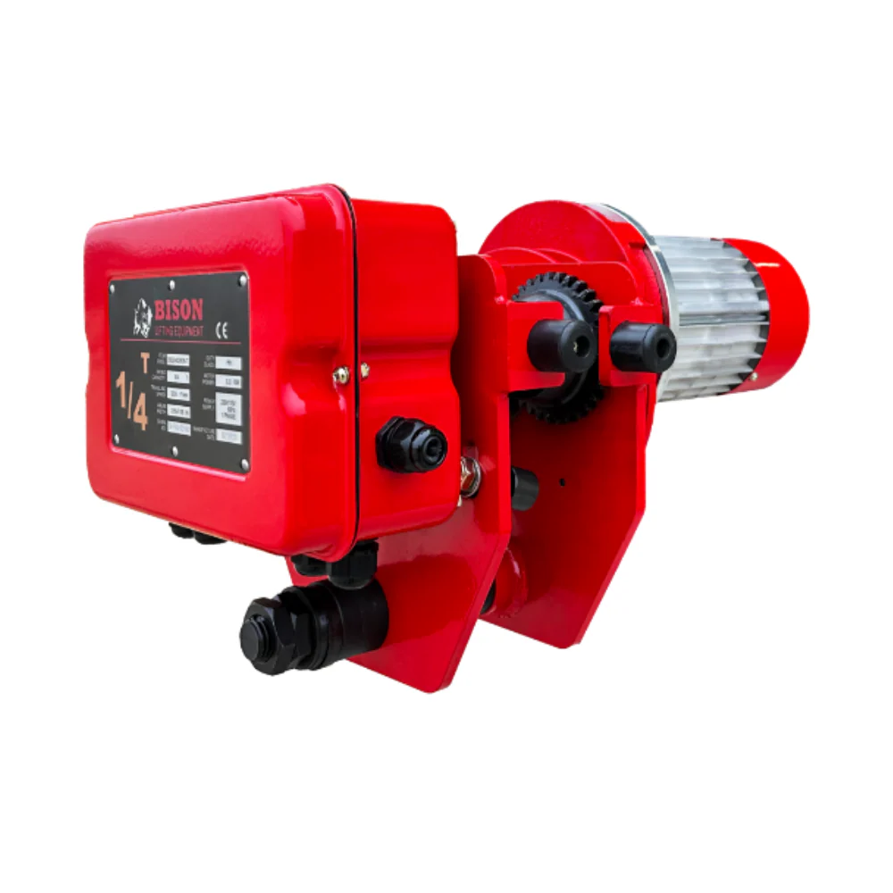 Bison 0.25Ton Single Phase Electric Chain Hoist with Motorized Trolley 115v/230v - Image 7