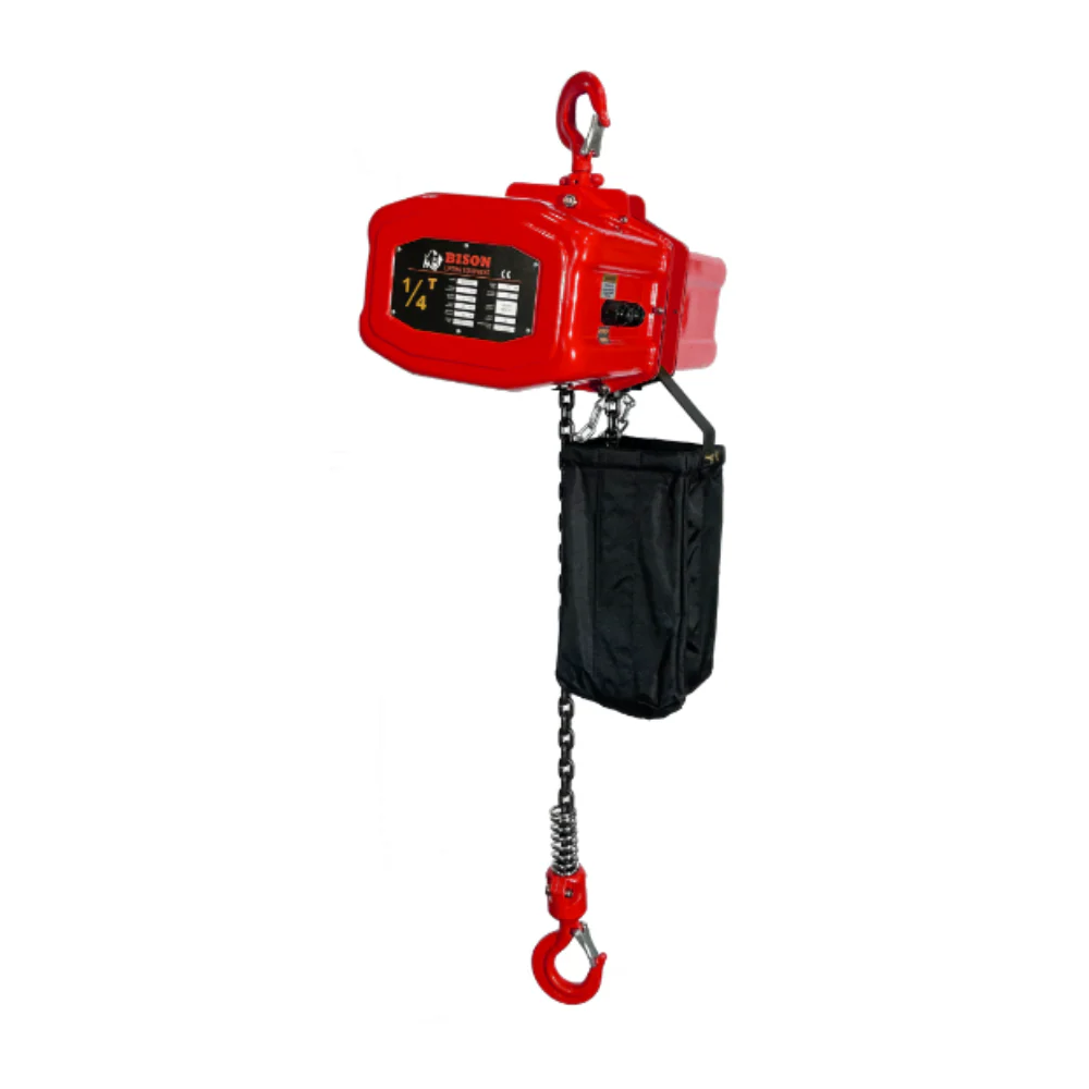 Bison 0.25Ton Single Phase Electric Chain Hoist with Motorized Trolley 115v/230v - Image 8
