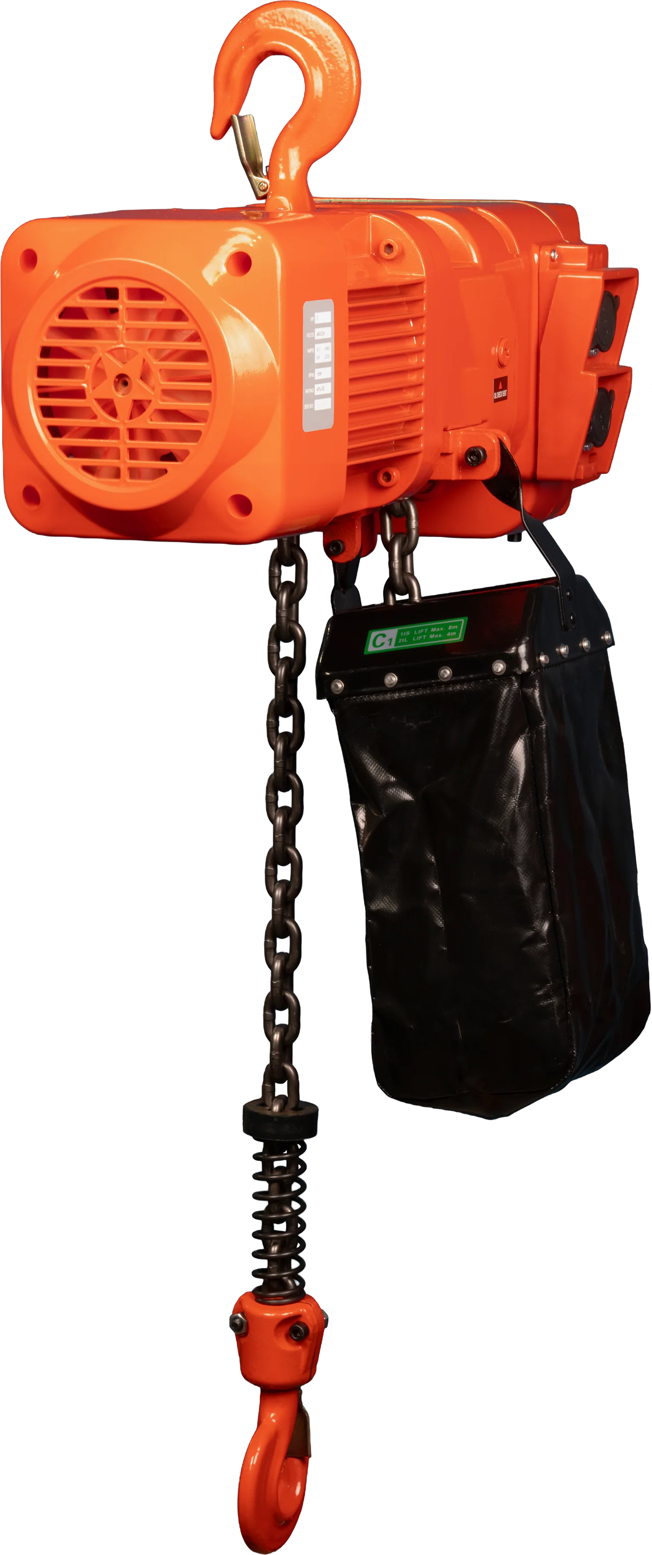 Bison 0.5Ton Three Phase Dual Speed Electric Chain Hoist 230v/460V - Image 7