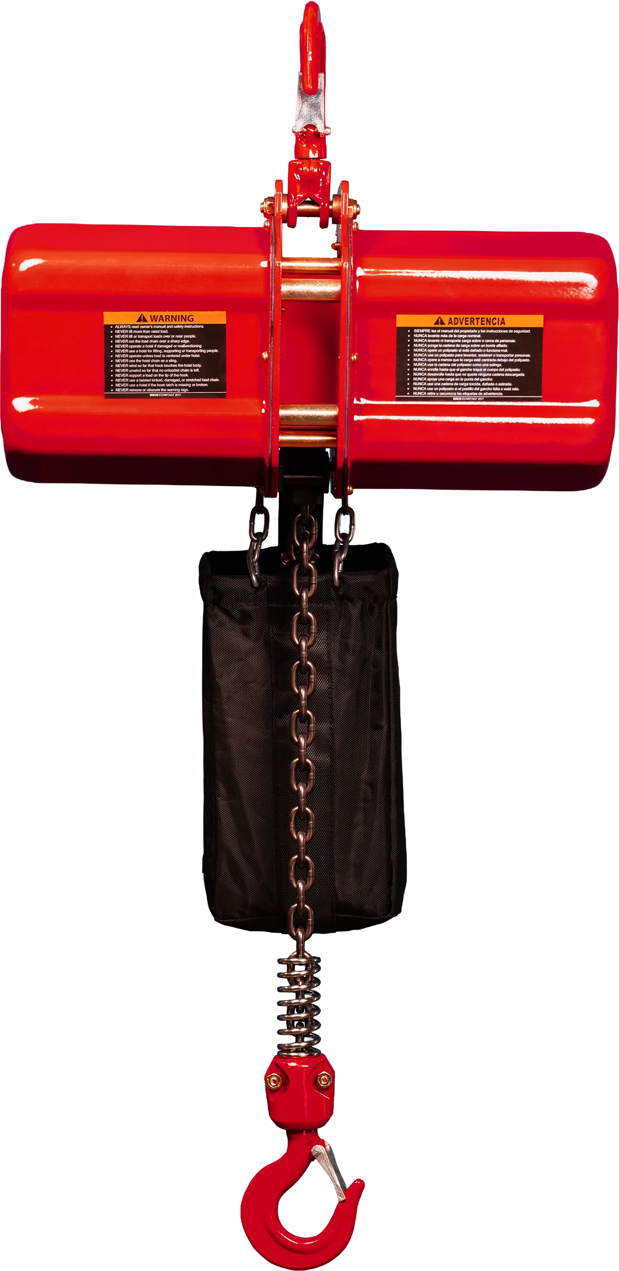 Bison 1Ton Single Phase Electric Chain Hoist 115v/230v - Image 11