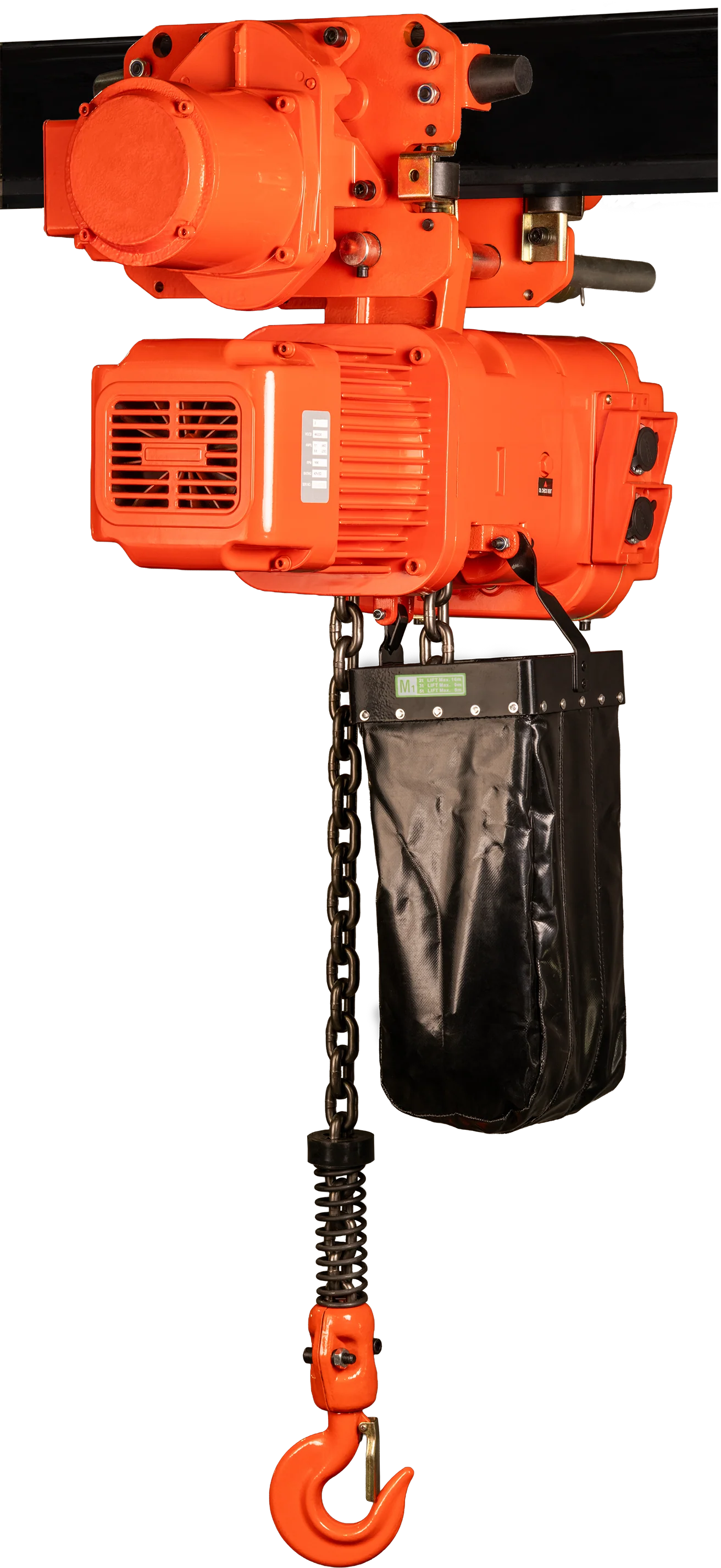 Bison 2Ton Three Phase Single Speed Electric Chain Hoist with Trolley 230v/460v - Image 14