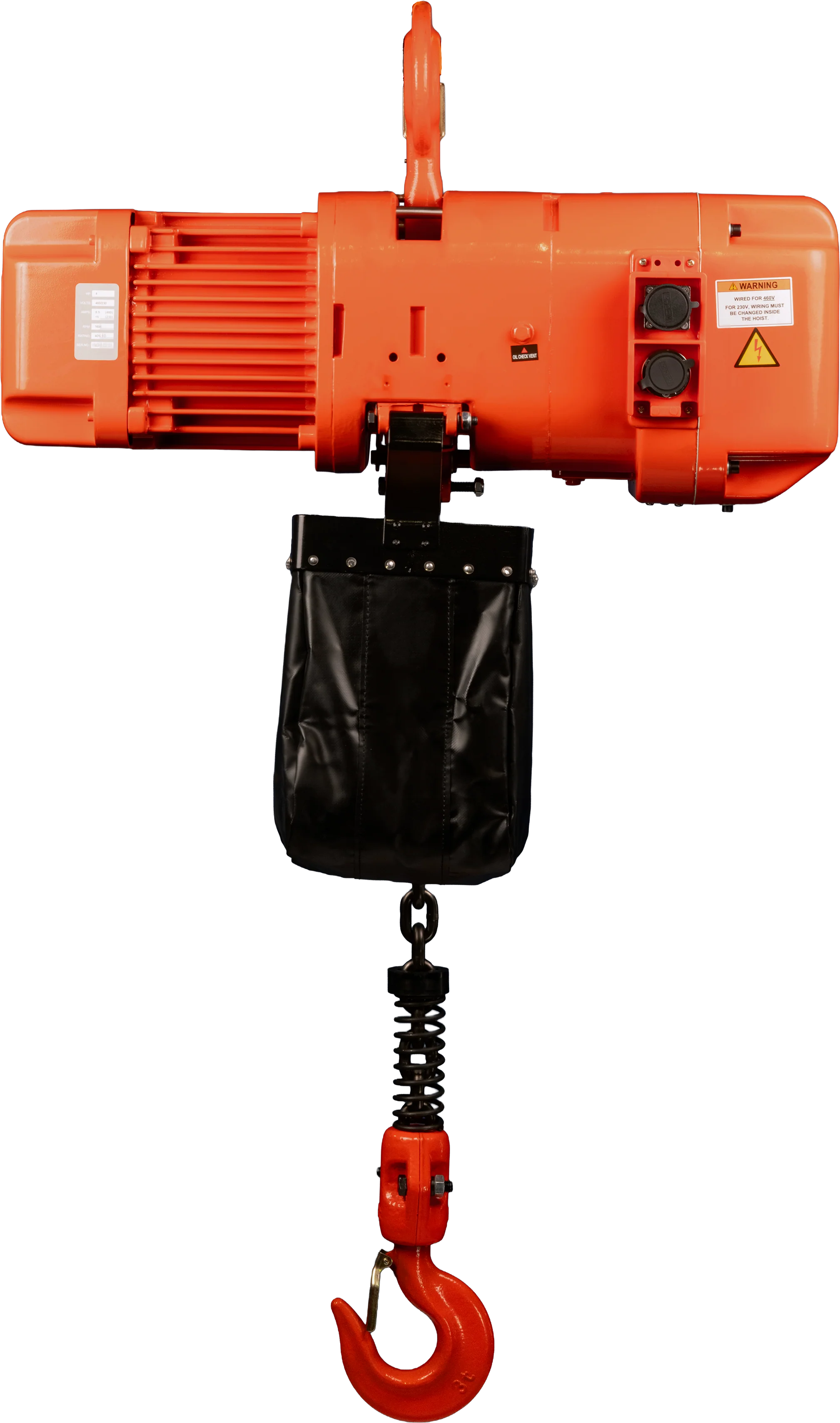 Bison 3Ton Three Phase Single Speed Electric Chain Hoist 230v/460v - Image 17