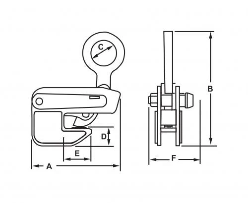 Camlok Horizontal Girder Clamp - Image 3