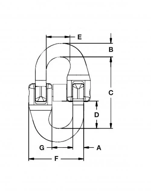 CM Hammerlok Coupling Link (Grade 80) - Image 2