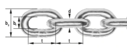 Cromox Grade 60 1/2" Stainless Steel Chain WLL 8480lbs - Image 3