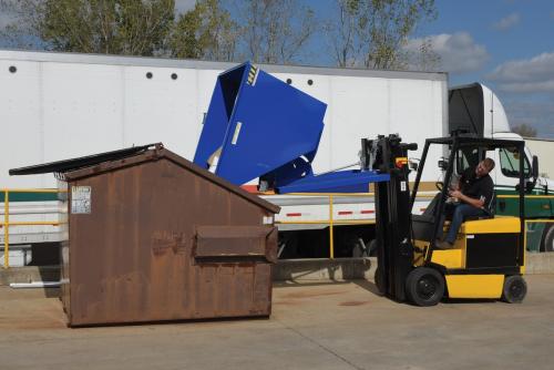 Forklift Hopper, Self-Dumping, Light Duty Steel - Image 6