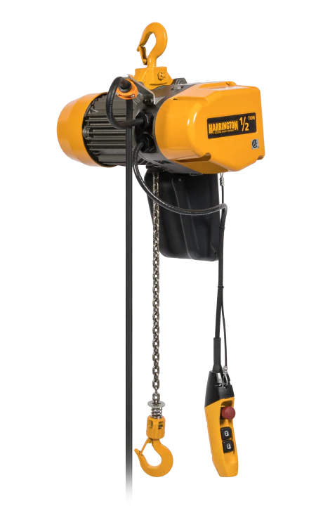 Harrington EQ Top Hook 3-Phase Dual Speed Electric Chain Hoist