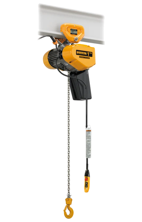 Harrington SEQP Push Trolley Electric Chain Hoists