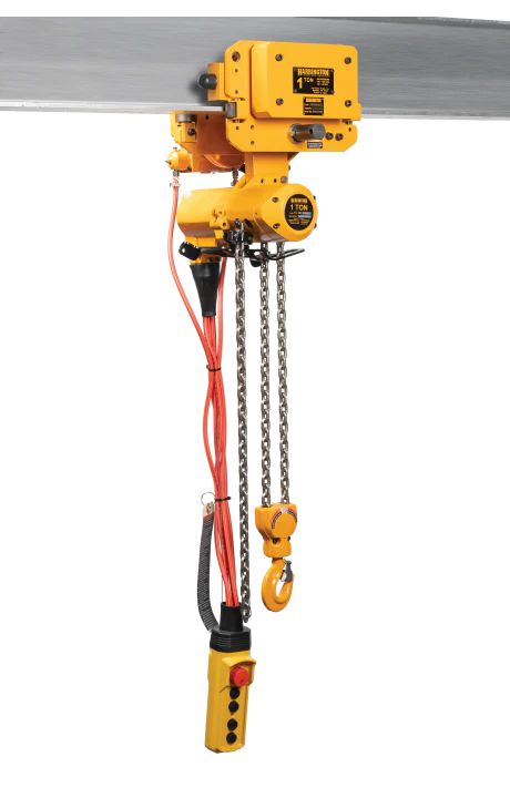 Harrington TCLM Lube-Free Air Powered Trolley Hoists