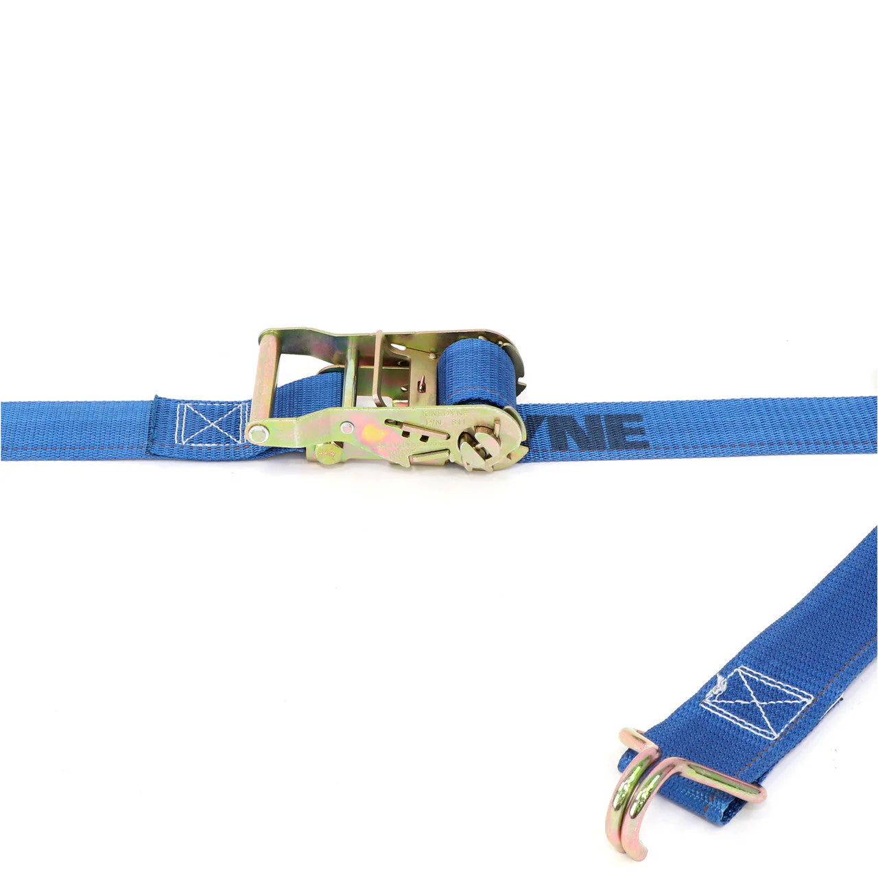 Kinedyne 2" Narrow Wire Hook Logistic Ratchet Strap - Image 3