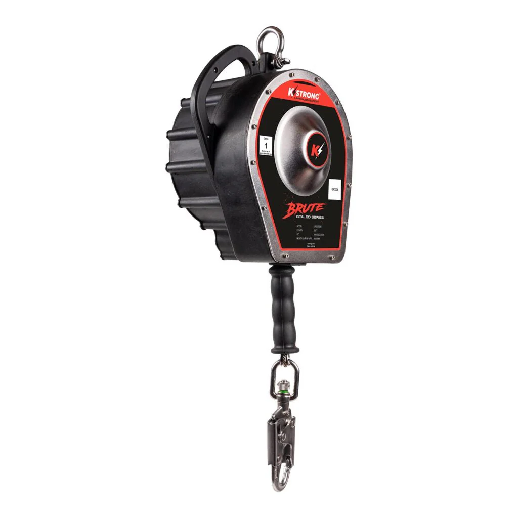 KStrong BRUTE Sealed Self Retracting Lifeline with Stainless Steel Cable & Swivel Snap Hook - Image 5