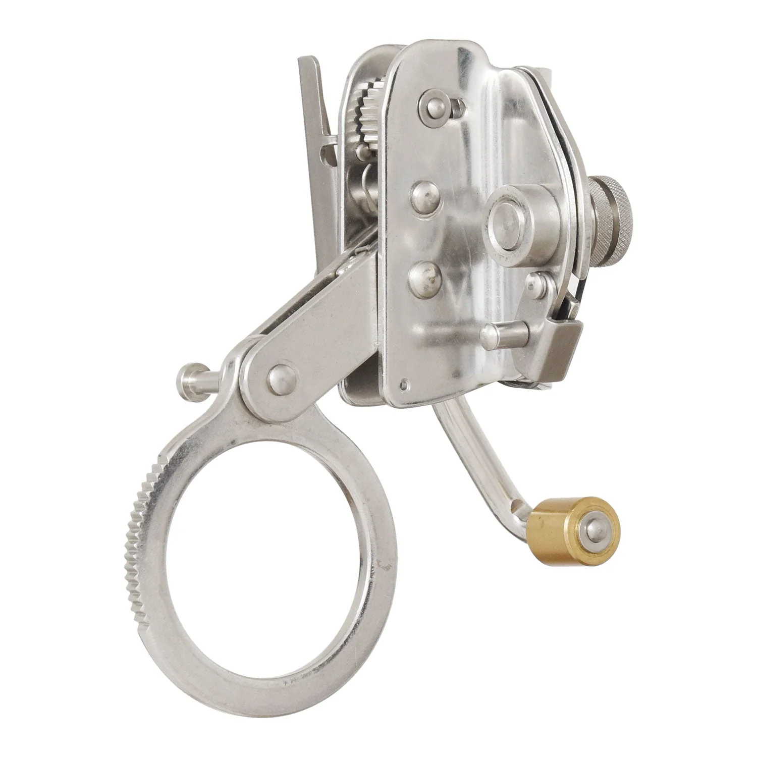 KStrong® 5/8" Stainless Steel Self-Tracking Rope Grab with Roller Guide