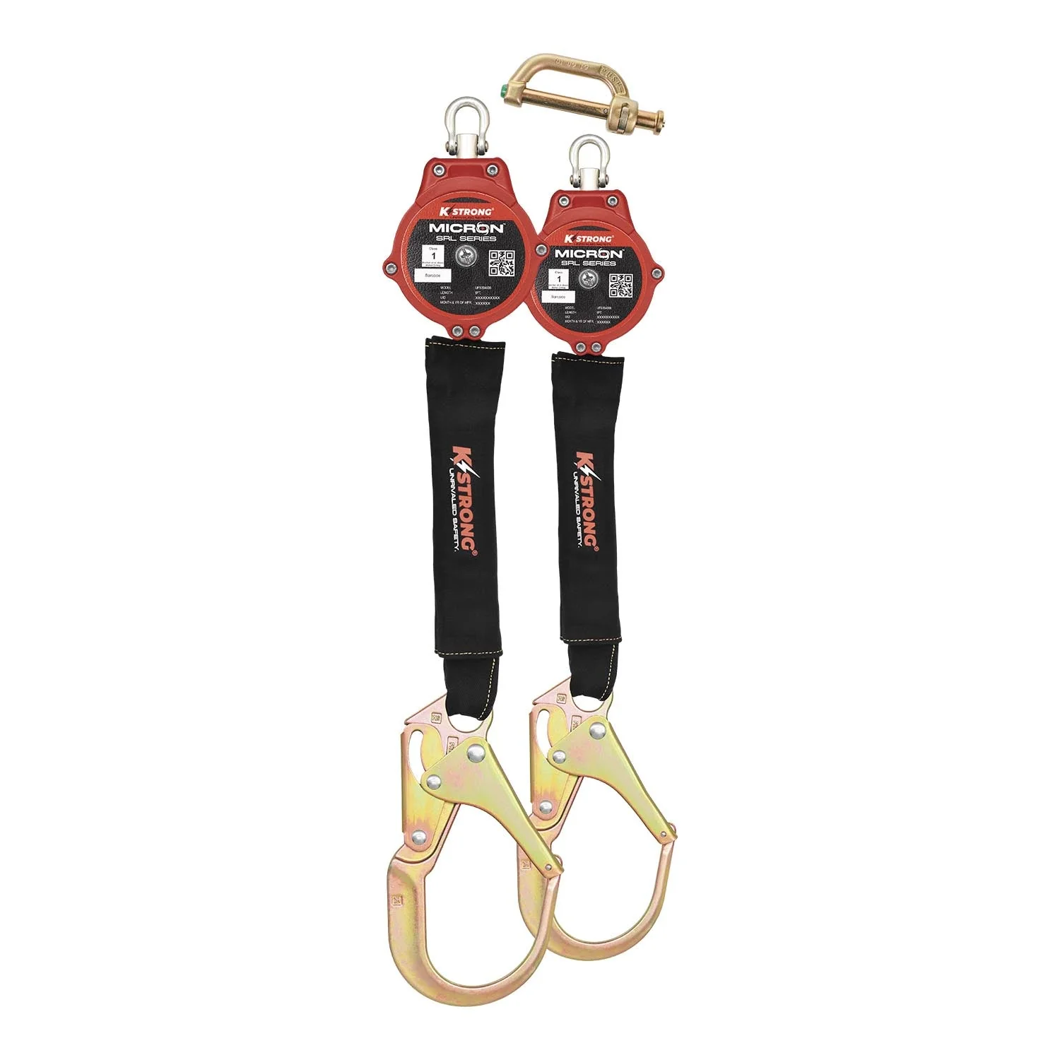 KStrong® Micron™ Dual 6 ft. Arc Flash Rated Self-Retratcting Lifeline - Image 2