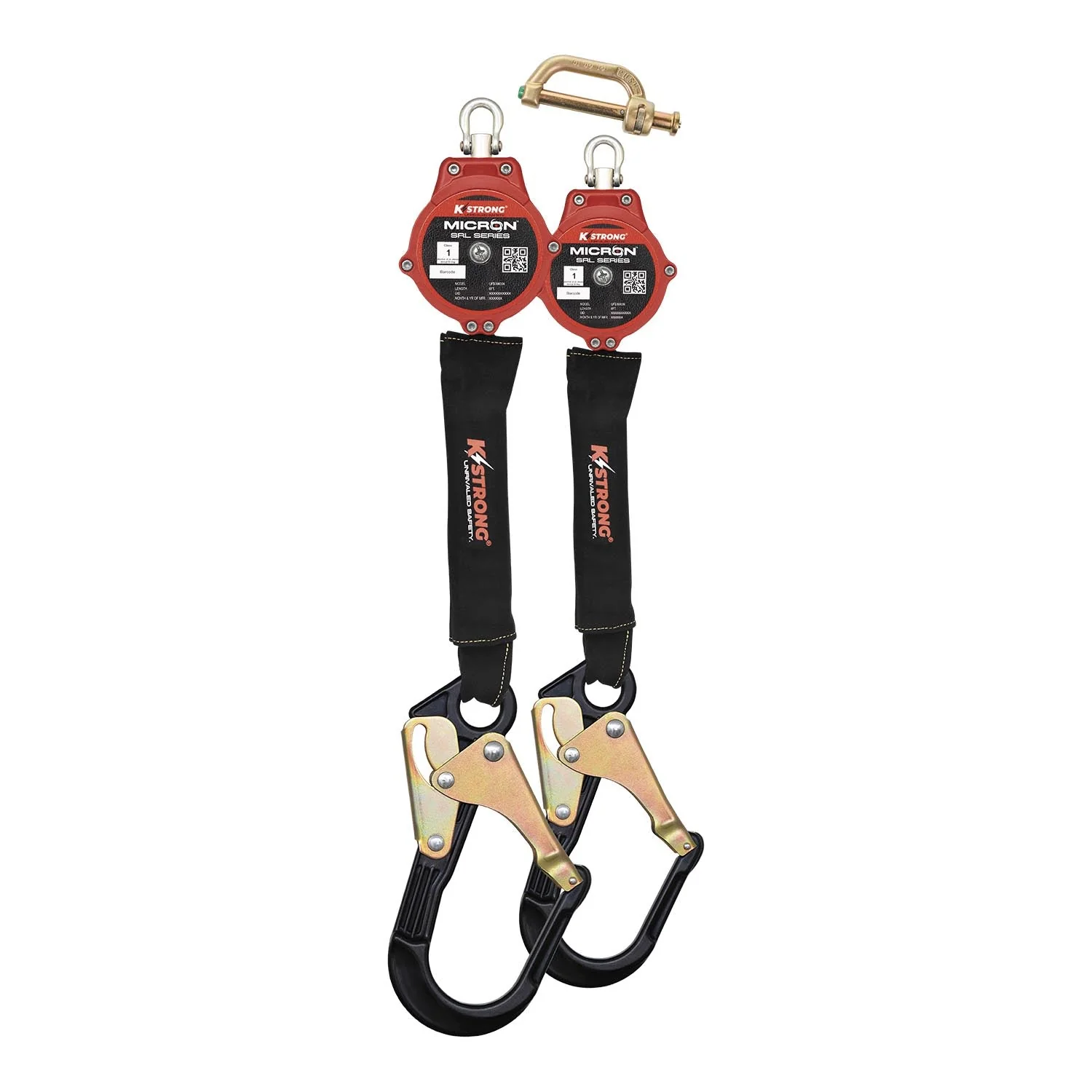 KStrong® Micron™ Dual 6 ft. Arc Flash Rated Self-Retratcting Lifeline - Image 3