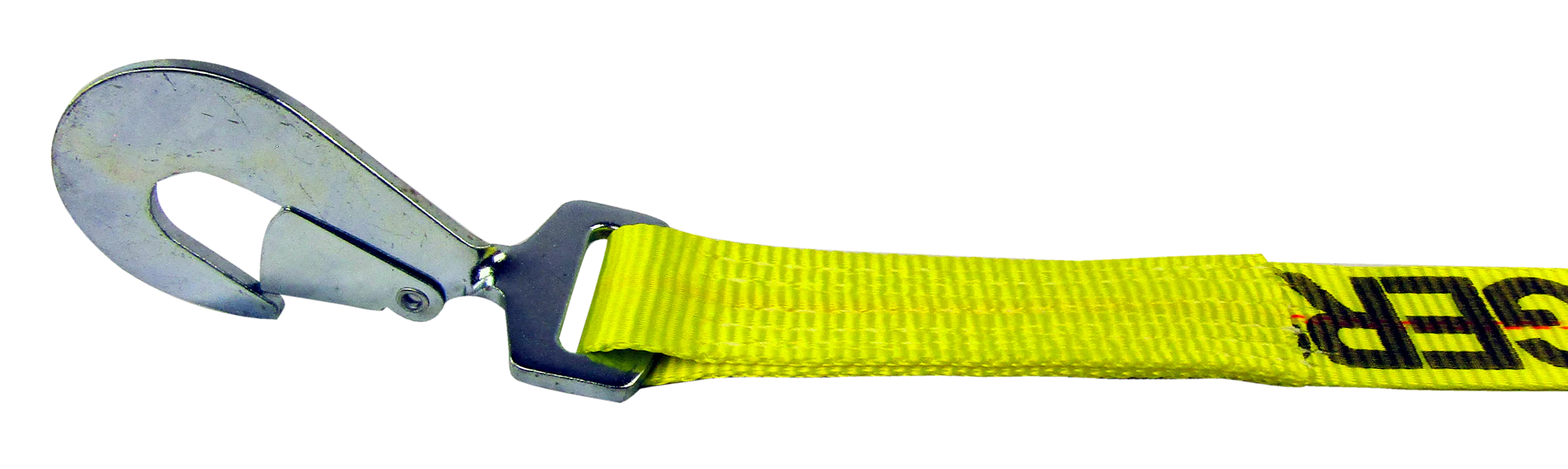 Lift-All Hi-Viz Twisted Snap Hook 5k Load Hugger Tuff-Edge Tiedown w/ Ratchet 2"