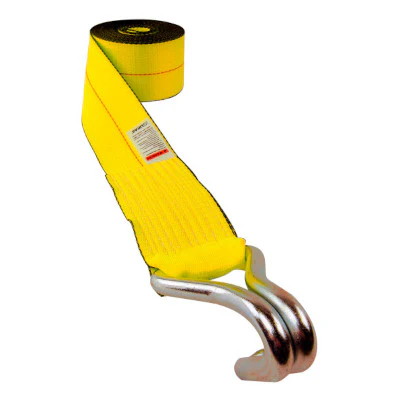 Lift-All U-Hook Hi-Viz Load Hugger Tuff-Edge Tiedown Winch Strap 3"