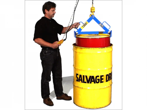 Morse Adjustable Drum Lifter For Plastic Fiber and Steel - Image 2