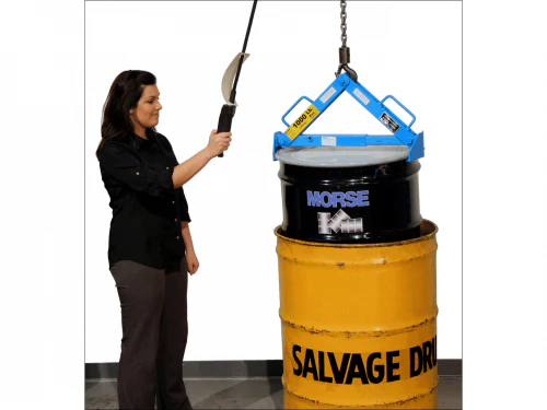 Morse Adjustable Drum Lifter For Plastic Fiber and Steel - Image 4