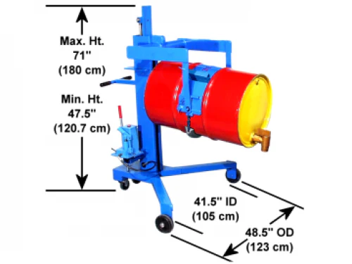 Morse Drum Palletizer Trolley With Geared Tilt - Image 4