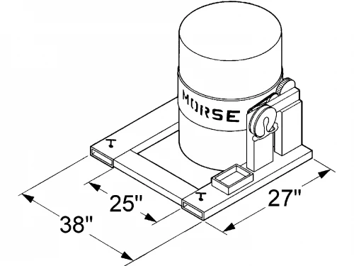 Morse Forklift Drum Turn & Pour Attachment - Image 4