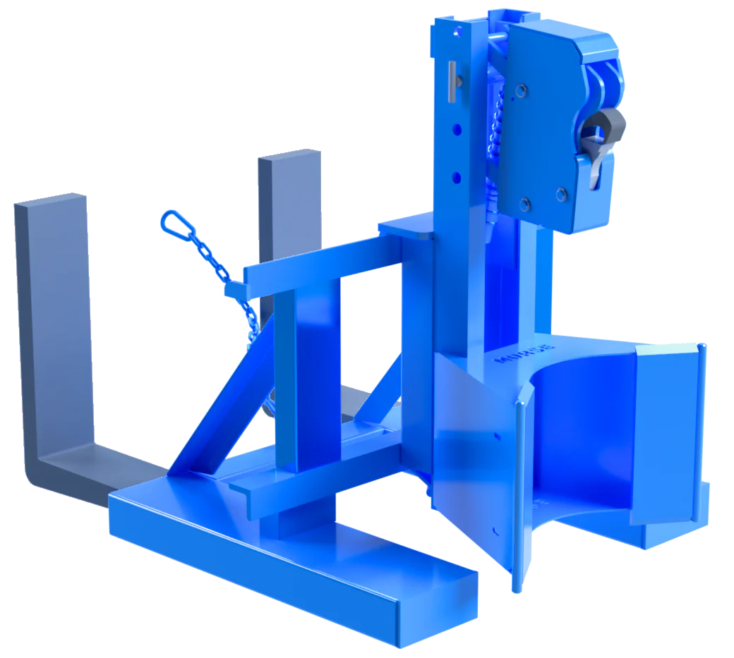 Morspeed Forklift Attachment For Fiber, Steel and Plastic Drums - Image 6