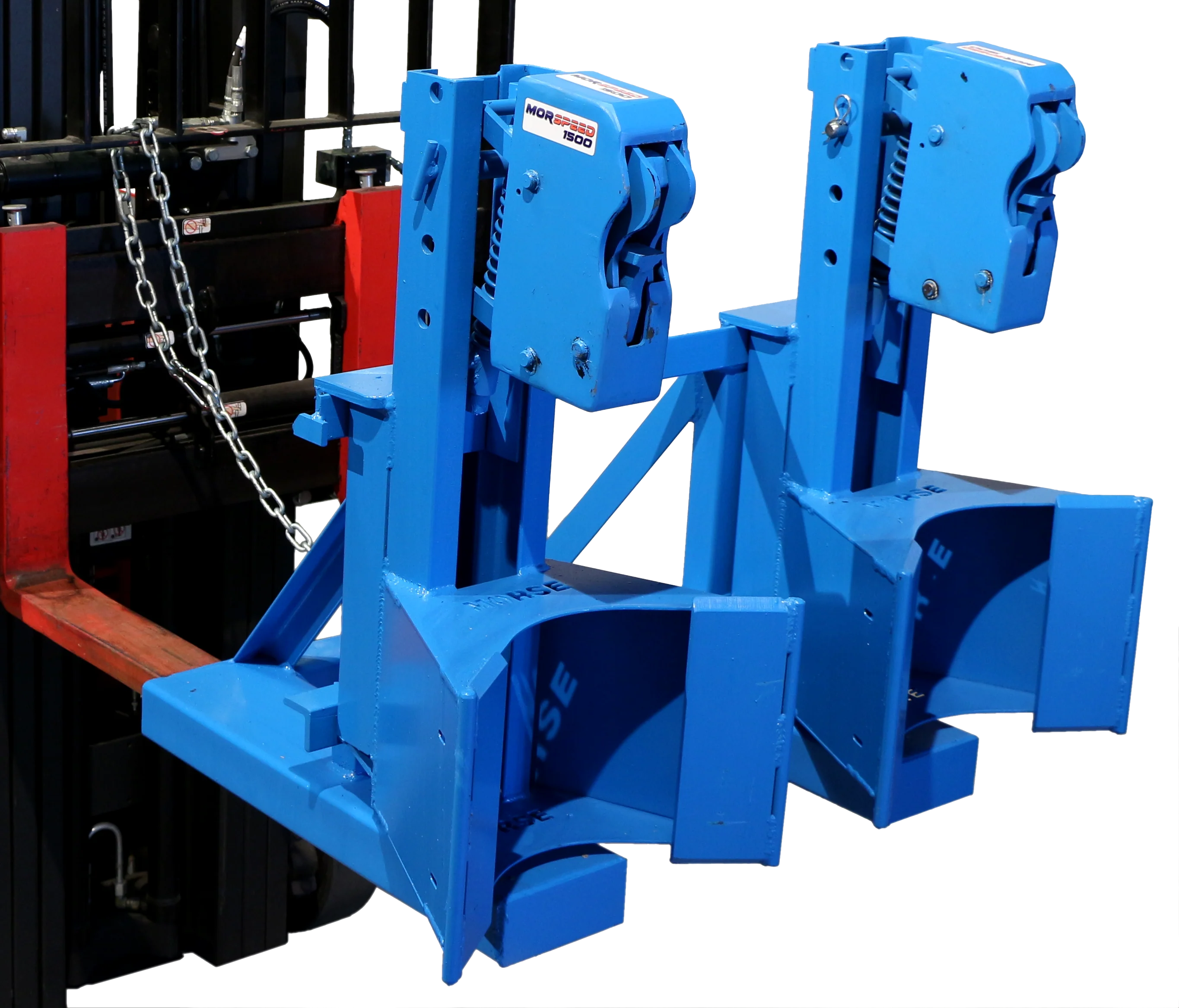 Morspeed Forklift Attachment For Fiber, Steel and Plastic Drums - Image 8