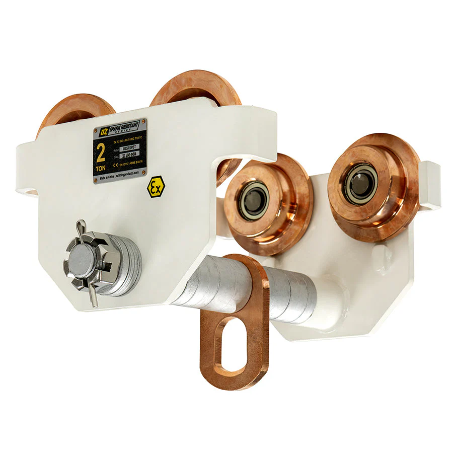 OZ Lifting Spark Resistant Push Beam Trolley - Image 3
