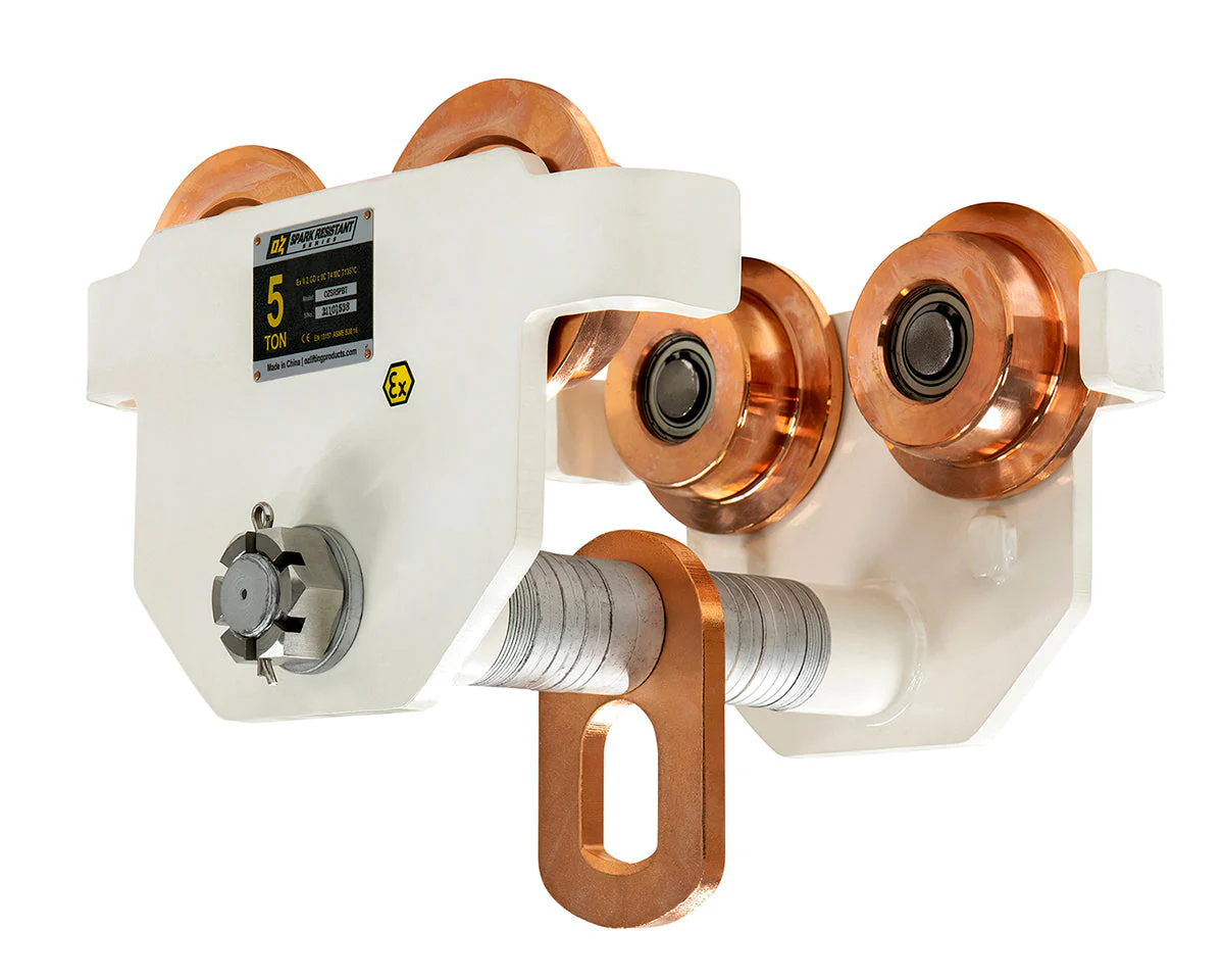 OZ Lifting Spark Resistant Push Beam Trolley - Image 5