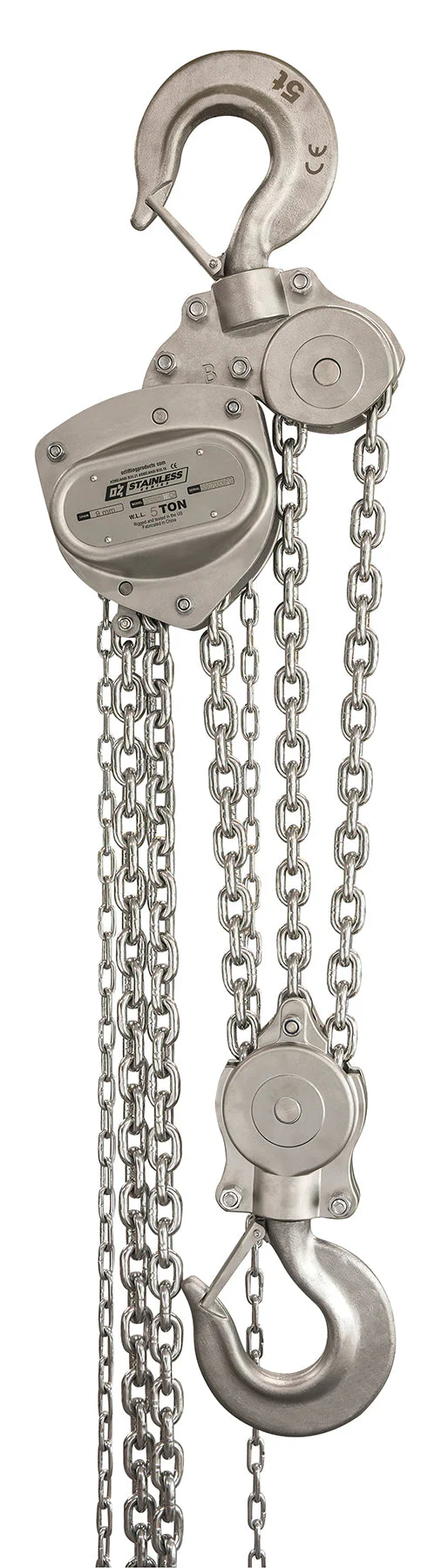OZ Lifting Stainless Steel Manual Chain Hoist - Image 6