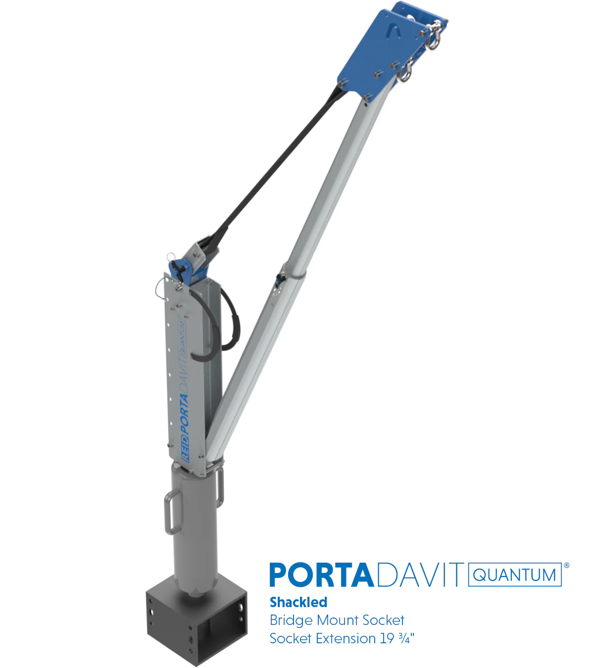 Reid Lifting PDQ 1320lb Portable Aluminum Davit Crane – Shackle only - Image 10