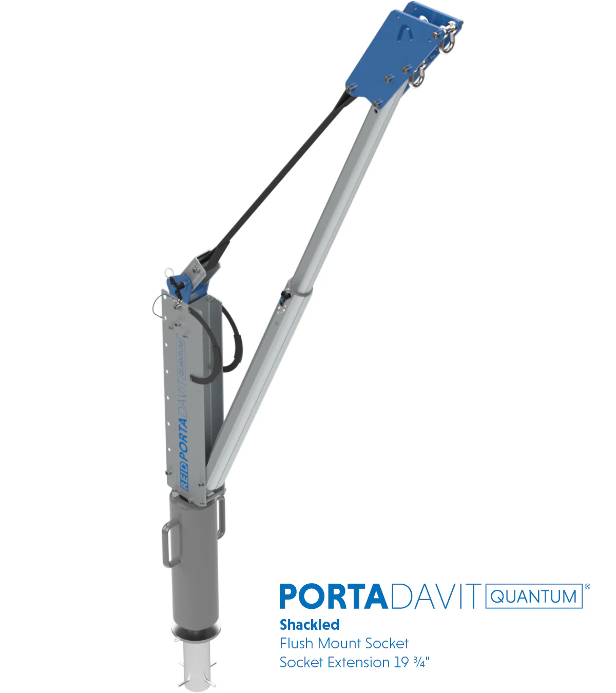 Reid Lifting PDQ 1320lb Portable Aluminum Davit Crane – Shackle only - Image 13