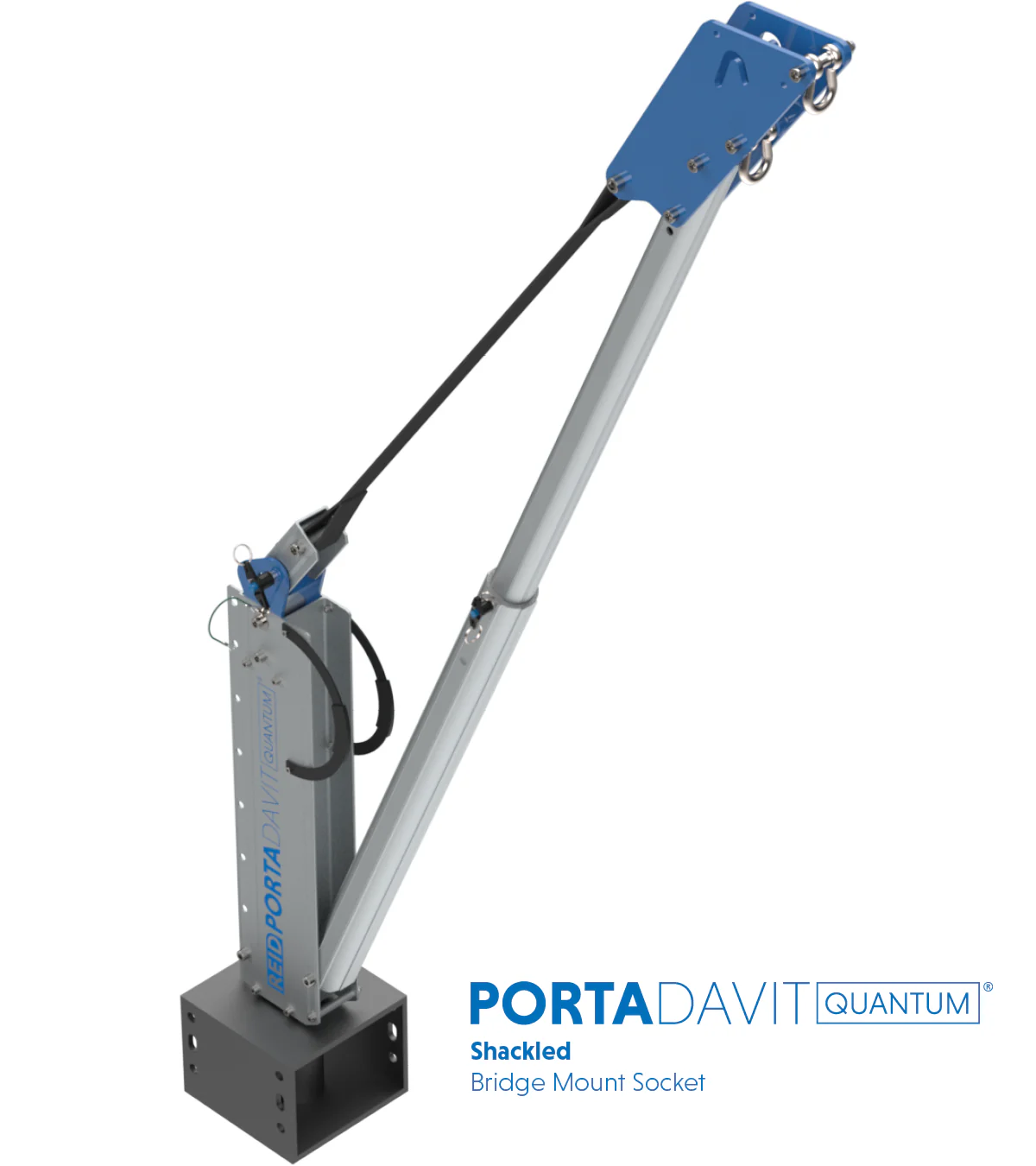 Reid Lifting PDQ 1320lb Portable Aluminum Davit Crane – Shackle only - Image 9