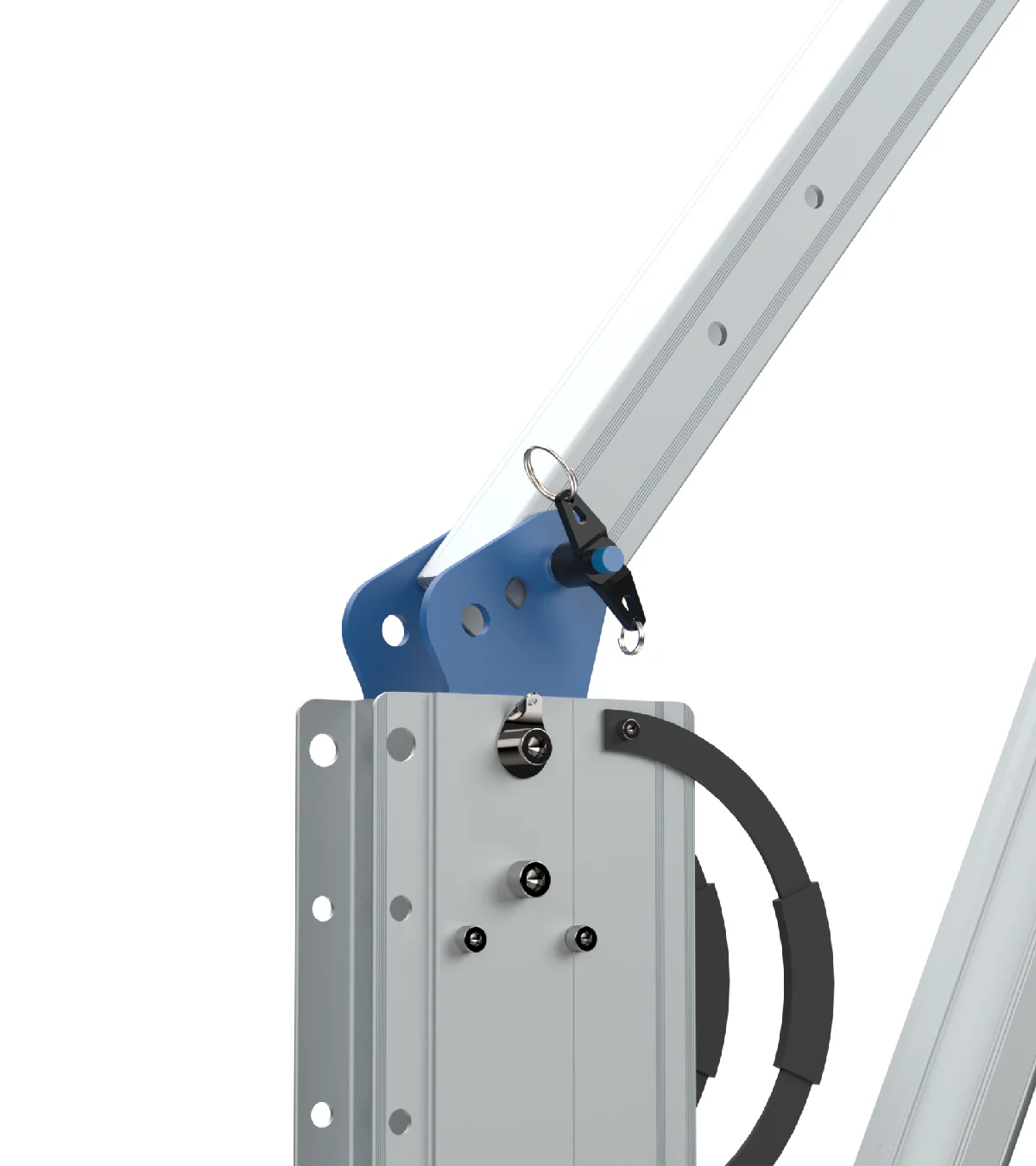 Reid Lifting PDQ 1320lb Portable Aluminum Davit Crane – Winch & Shackle - Image 61