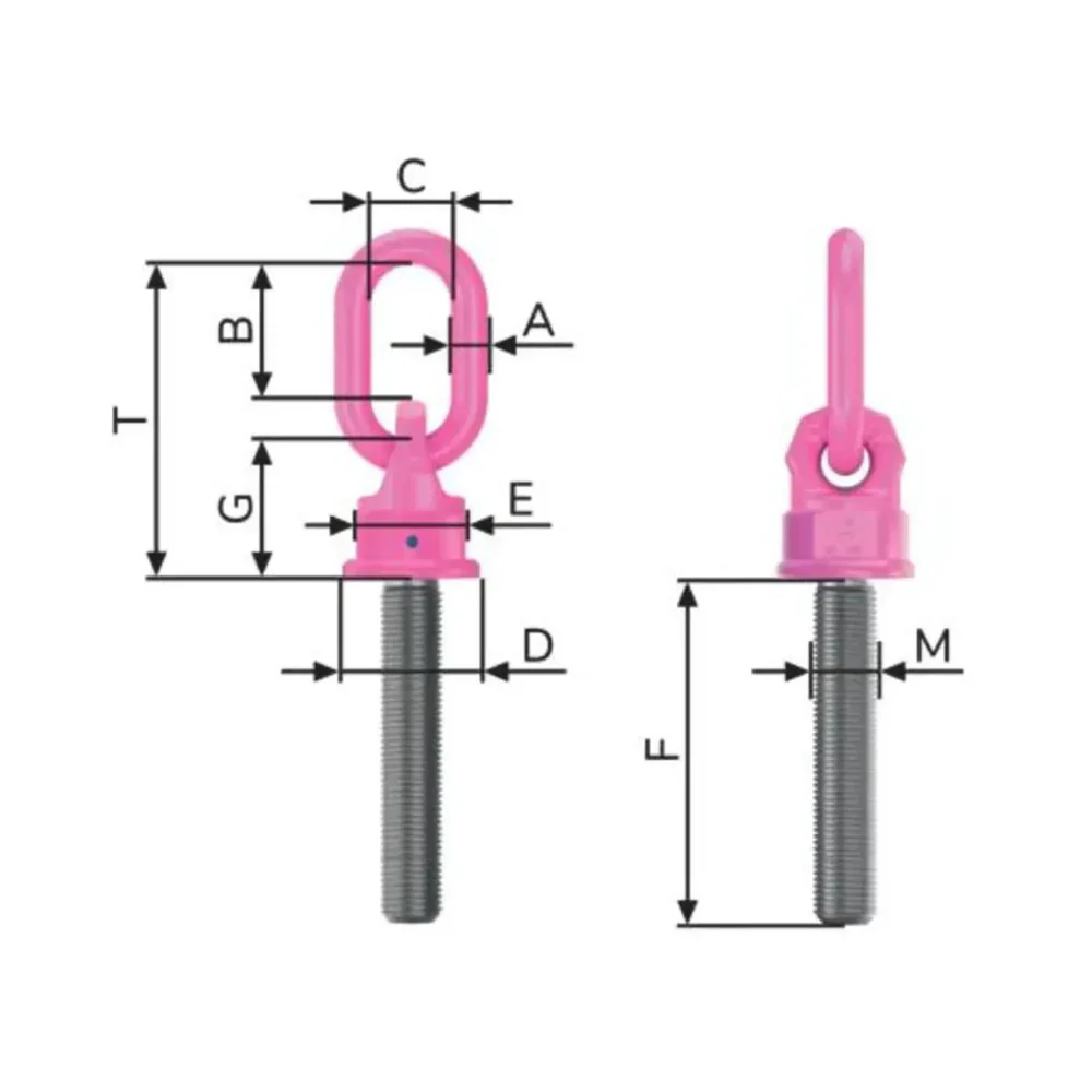 RUD VWBG Load Ring, Metric Thread with Variable Length - Image 3
