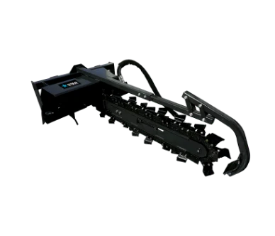 Star Industries Skid Steer Attachments - Brush Cutter, Power Rake & Trencher - Image 4