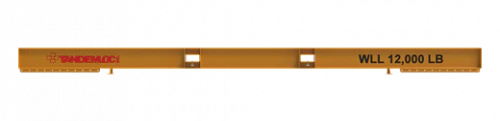 Tandemloc Forklift Spreader Bar with Multiple Padeyes