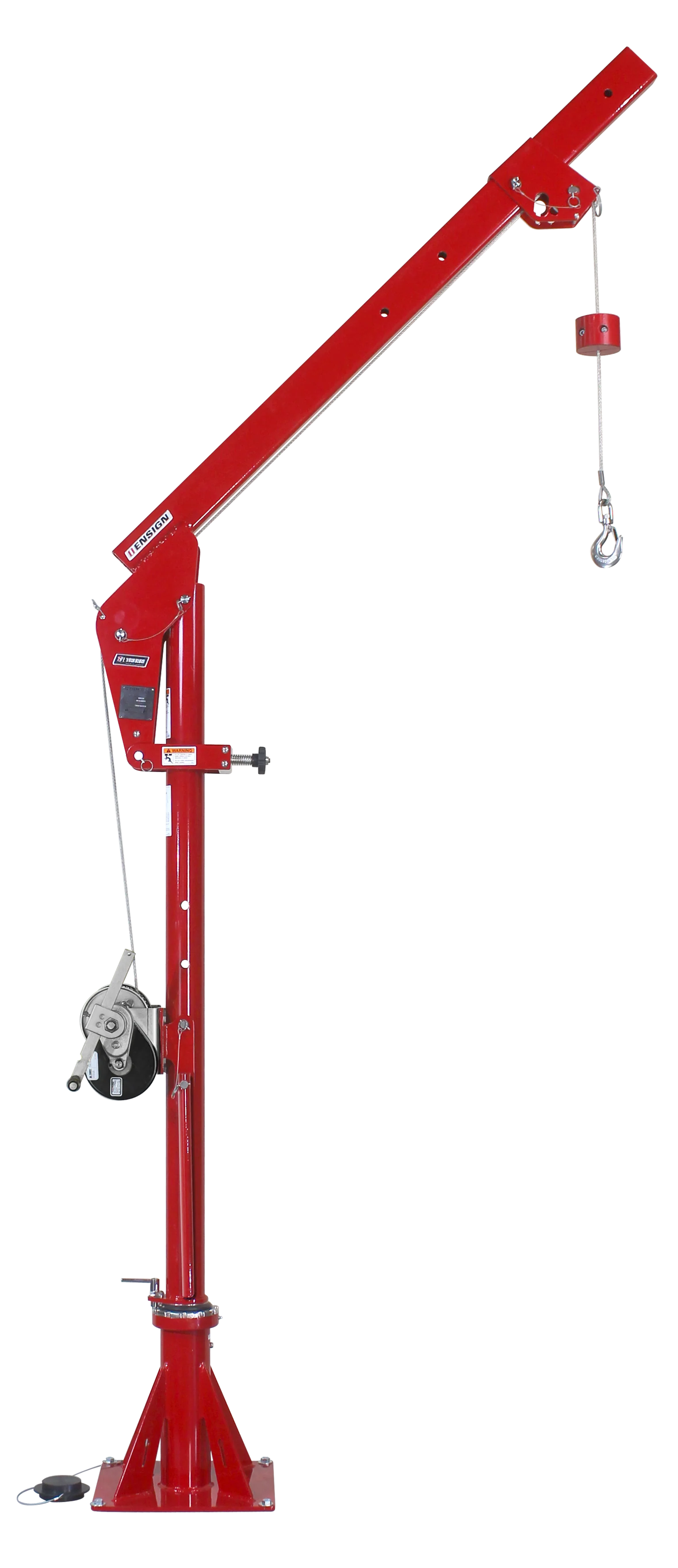 Thern 5PA10 Series 1200lbs Portable Davit Crane with Winch