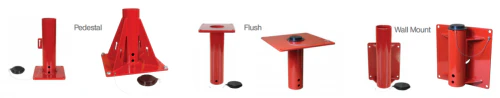 Thern 5PA5 Series 500lbs Portable Davit Crane with Winch - Image 2