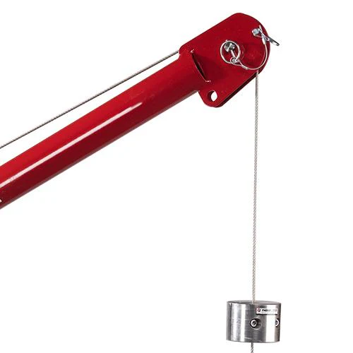 Thern 5PF5 Series 850lbs Portable Davit Crane with Winch - Image 2