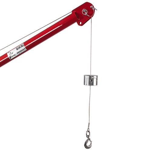 Thern 5PF5 Series 850lbs Portable Davit Crane with Winch - Image 4
