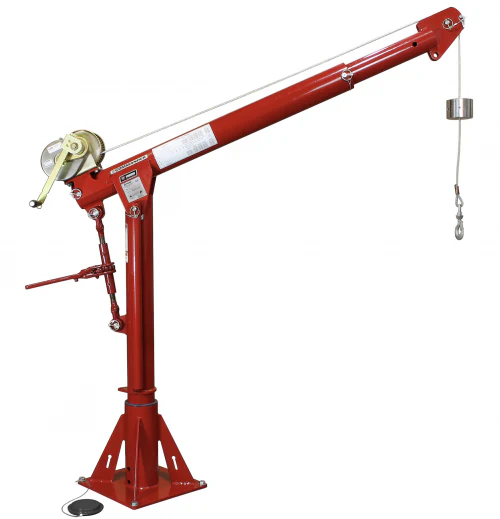 Thern 5PT20 SERIES 2,000lbs Portable Davit Crane with Winch - Image 4