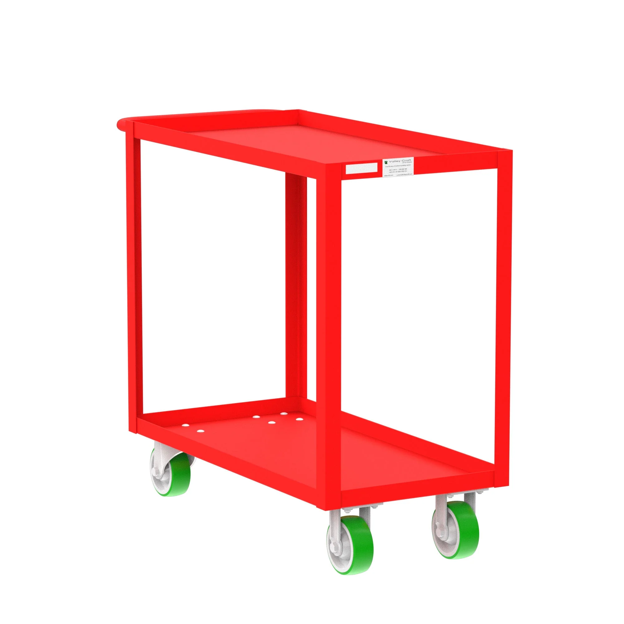 Valley Craft 2-Shelf 12 Gauge Utility Carts - Image 3