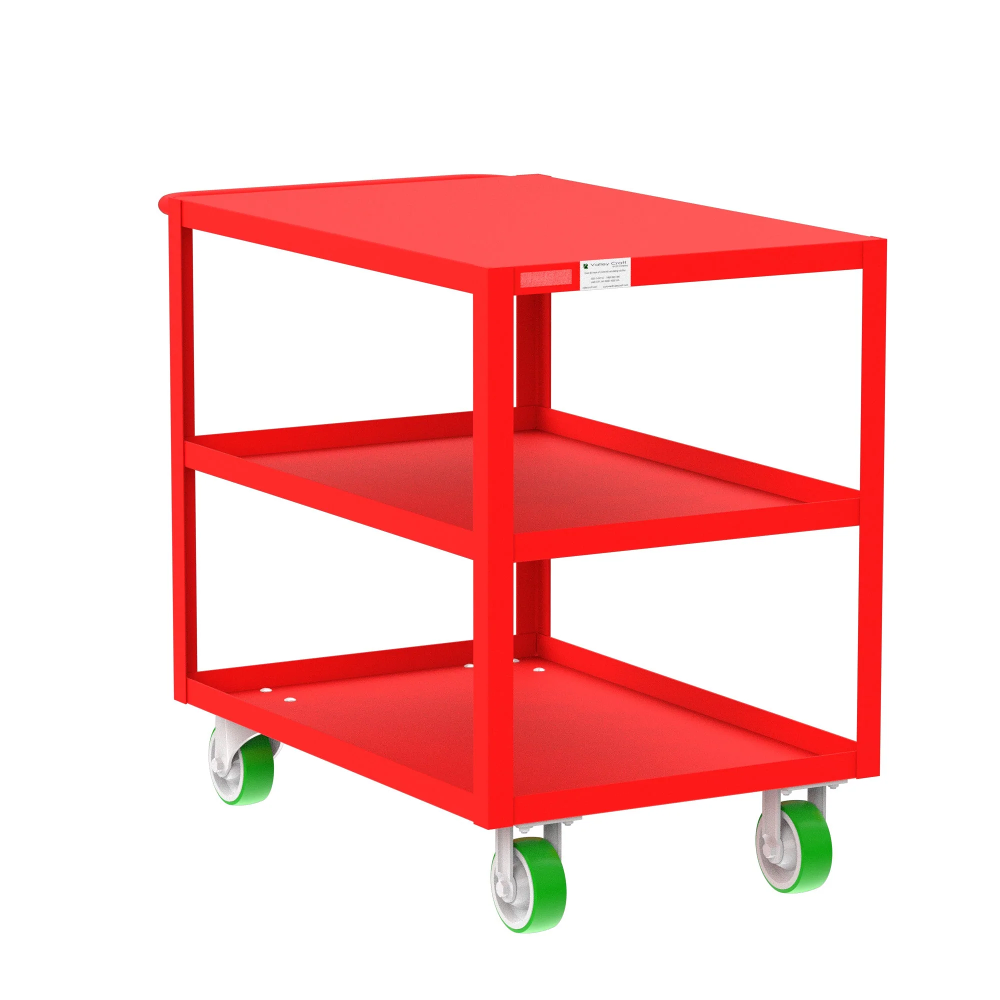 Valley Craft 3-Shelf 12 Gauge Utility Carts - Image 12