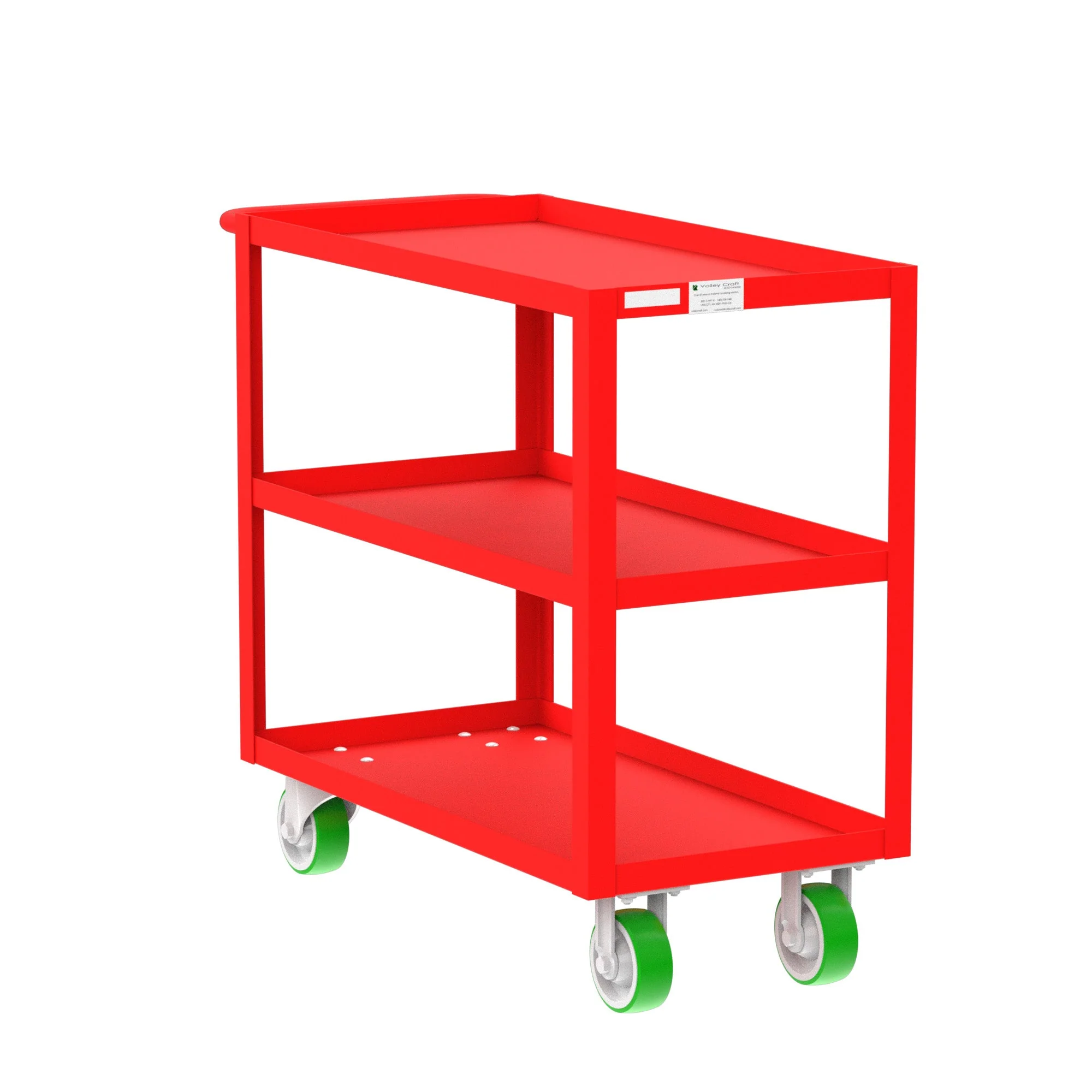 Valley Craft 3-Shelf 12 Gauge Utility Carts - Image 3