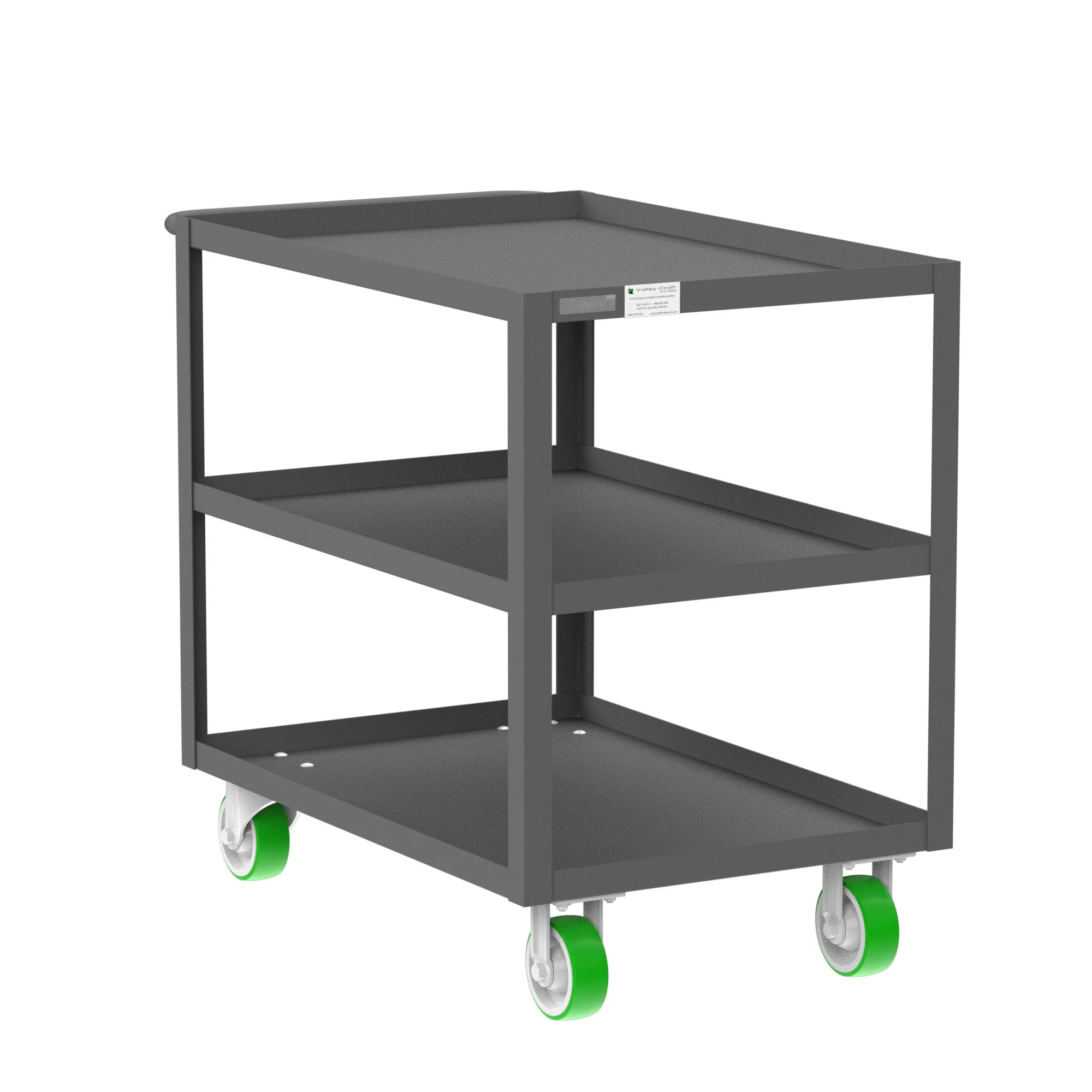 Valley Craft 3-Shelf 12 Gauge Utility Carts - Image 7