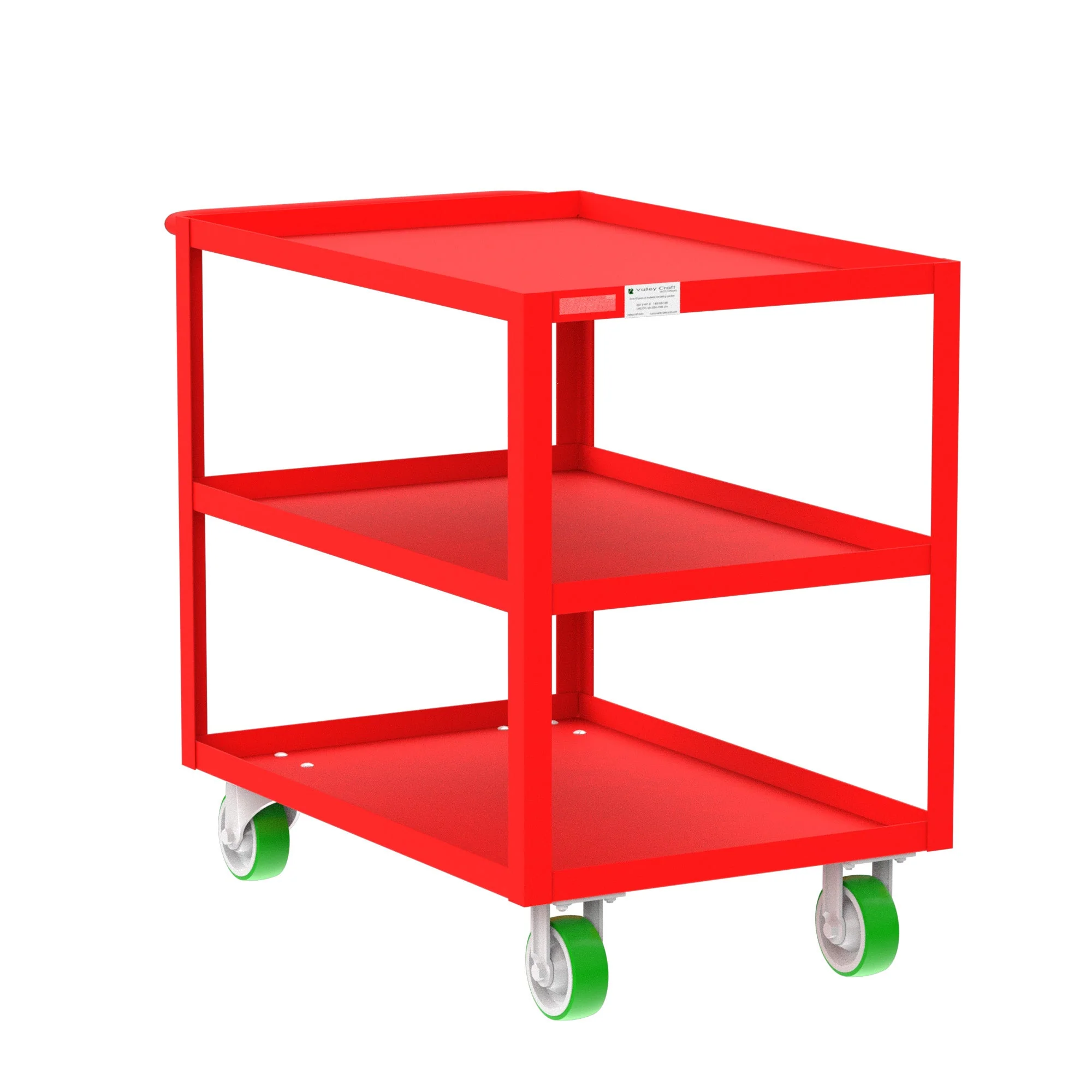 Valley Craft 3-Shelf 12 Gauge Utility Carts - Image 9