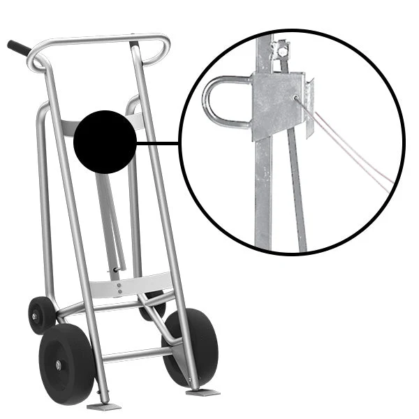 Valley Craft 4-Wheel Aluminum Drum Hand Trucks - Image 12