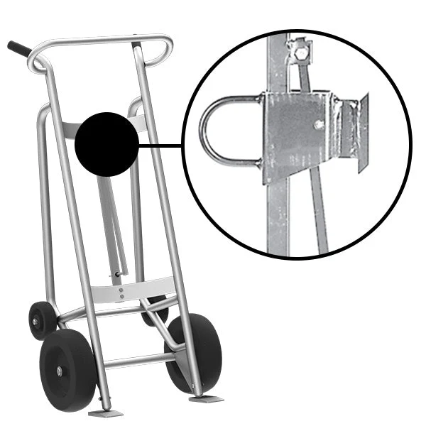 Valley Craft 4-Wheel Aluminum Drum Hand Trucks - Image 13