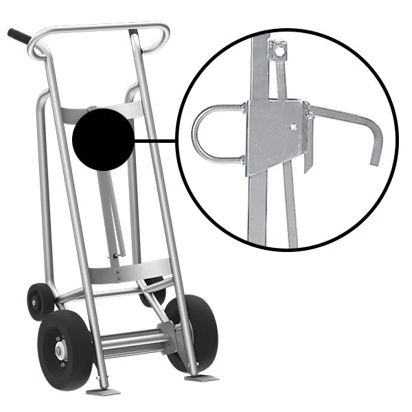 Valley Craft 4-Wheel Aluminum Drum Hand Trucks - Image 4