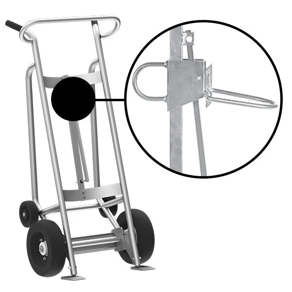 Valley Craft 4-Wheel Aluminum Drum Hand Trucks - Image 5